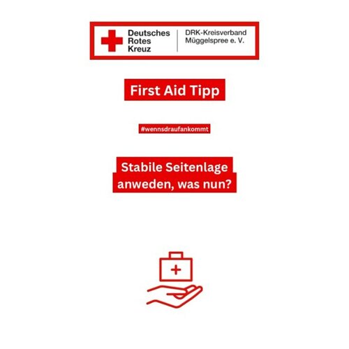 Seitenlage? Was nun? ⛑️ #erstehilfe #firstaid #help #hilfe #retten #retteleben #drk #lebensretter #wennsdraufankommt...